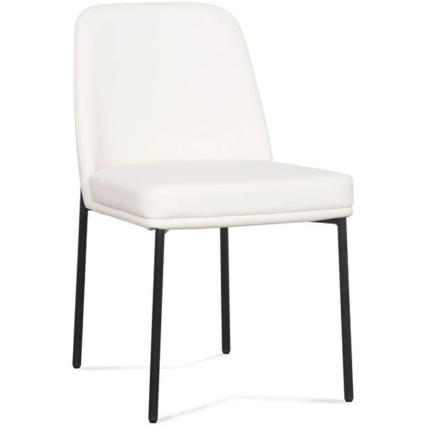 Sydney Vegan Cuir Dining Chaise, Cr¨¨me, Lot de 2