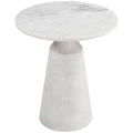 Table Lirio d'appoint, Blanc