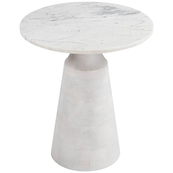 Table Lirio d'appoint, Blanc