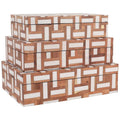 Harveyland Boxes, Marron, Lot de 3