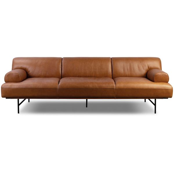 Blaine Cuir Canape, Lorento Cognac