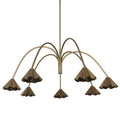 Amabella Chandelier, Aged Antique Brass