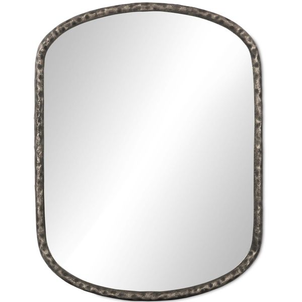 Gabriel Wall Miroir, Hammered Aluminum
