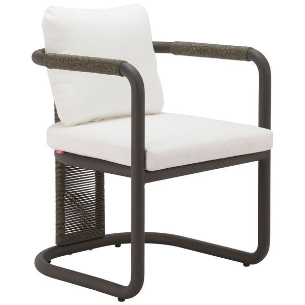Ciel Dining Chaise, Ivory, Lot de 2