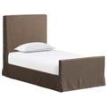 Daphne Slipcover Lit simple, Savoy Coffee